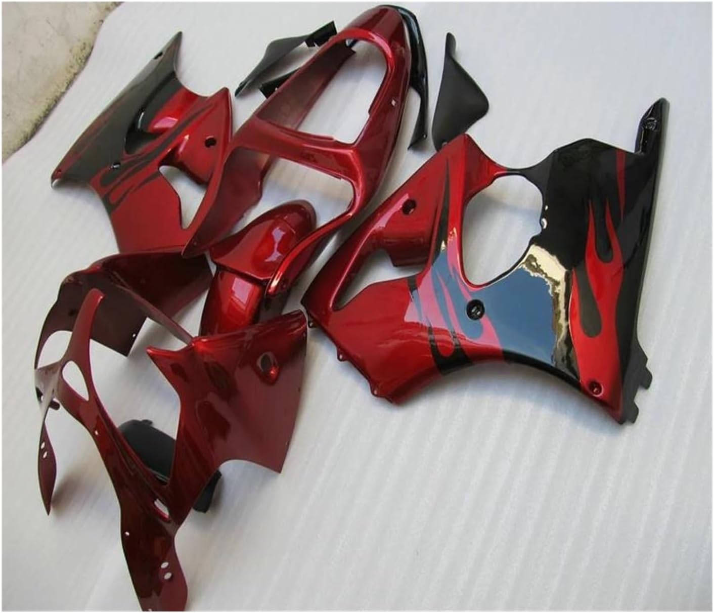 ABS Fairings For Kawasaki Ninja ZX6R 2000 2001 2002 / ZZR600 2005